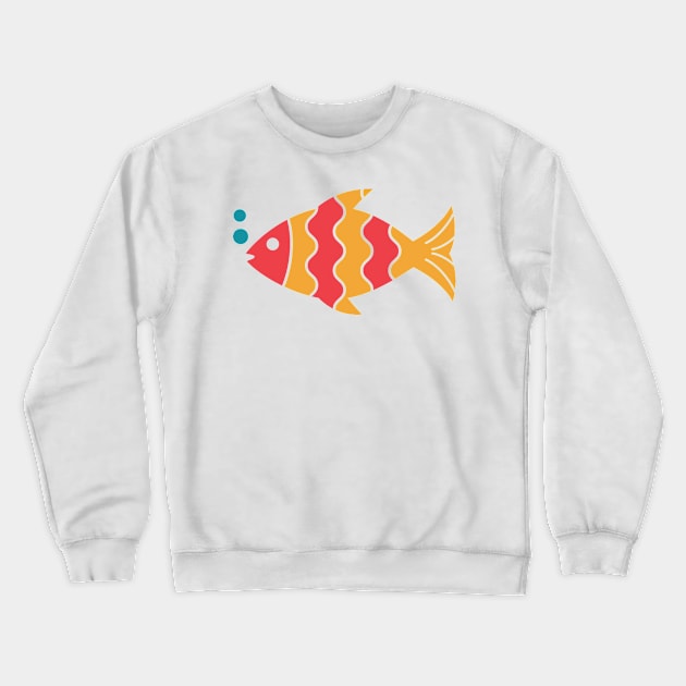 Tropical Fish Crewneck Sweatshirt by SWON Design